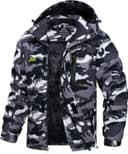 Thumbnail 1 de TACVASEN Men's Waterproof Fleece Mountain Jacket – Windproof Ski jacket ⛷️