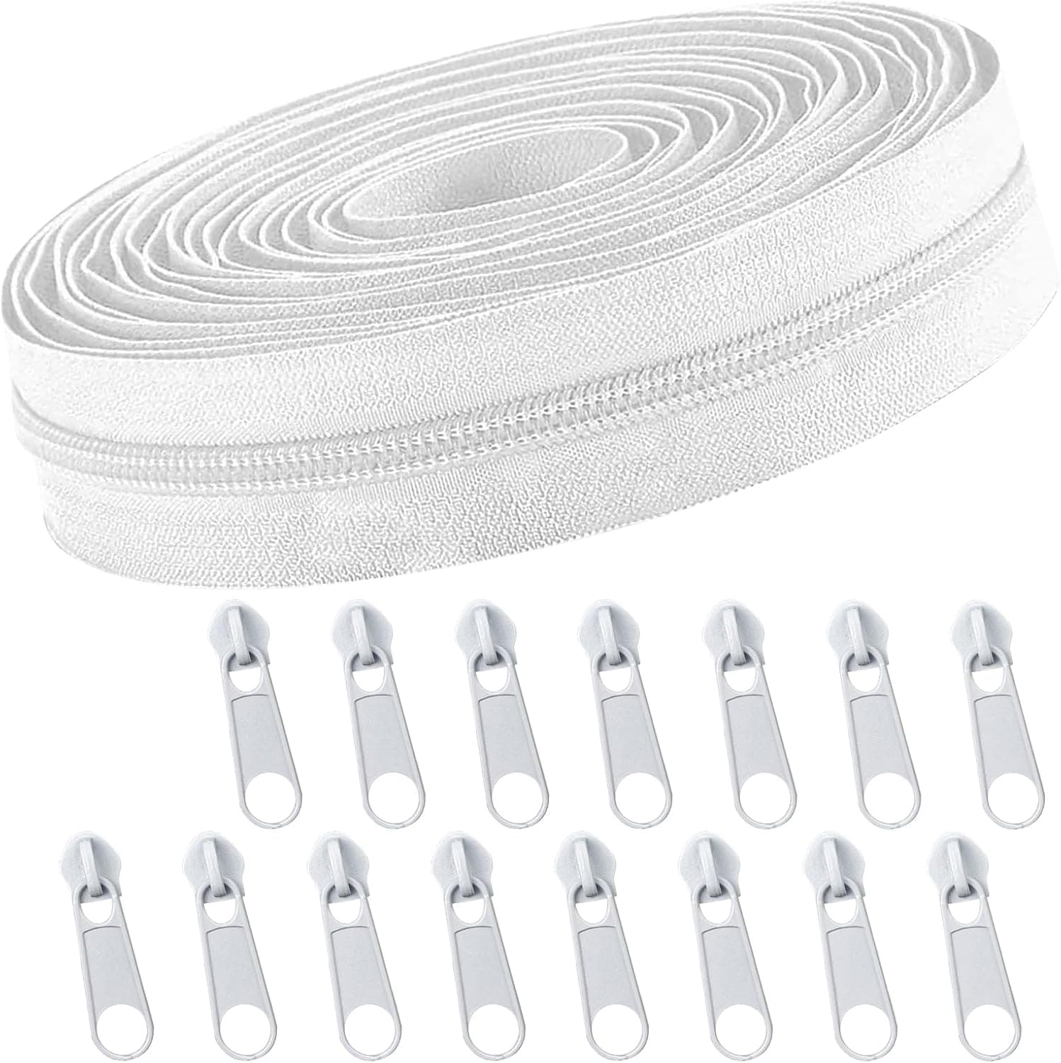 TAIANJI Nylon Coil Zipper 10m roll 🧵