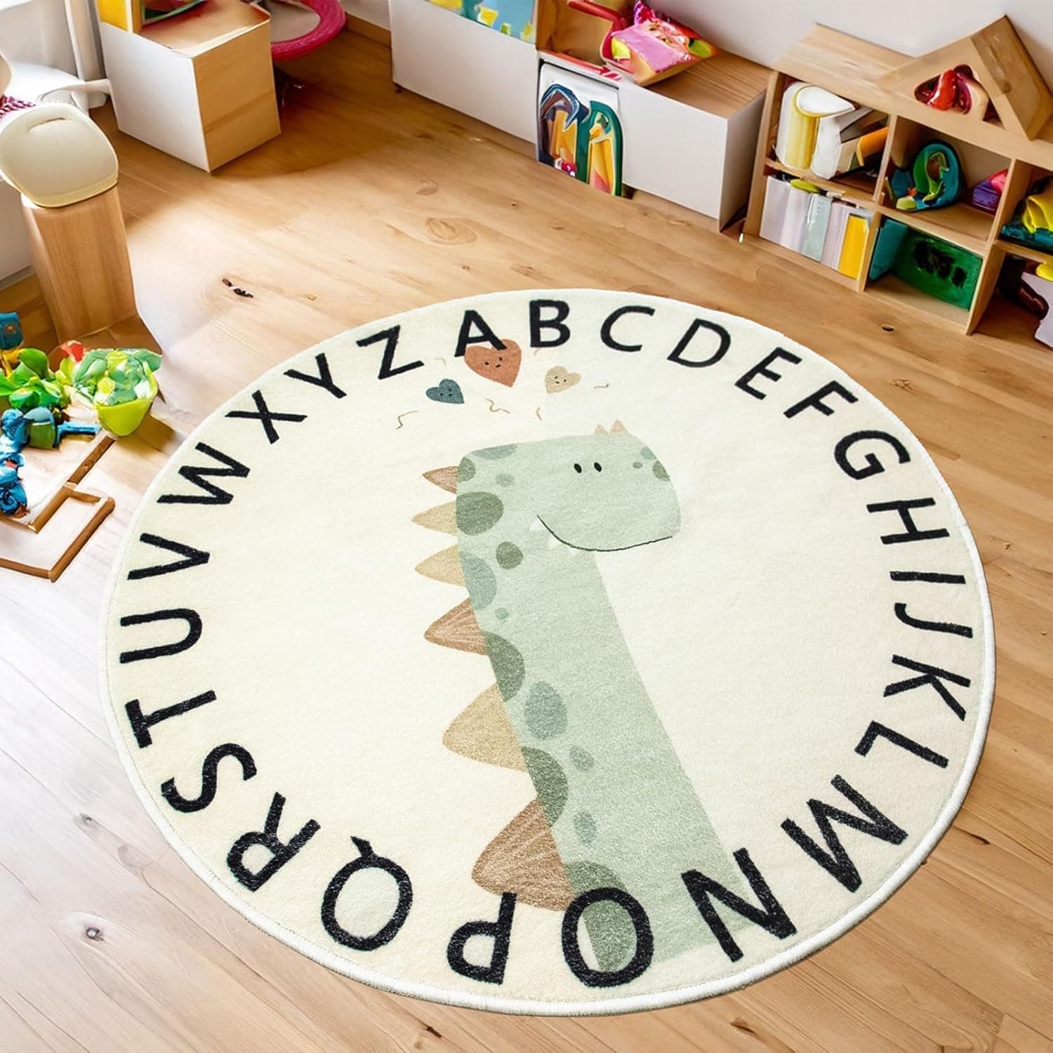 Tapis Design Cartoon Dinosaur Rug 120 cm 🧸