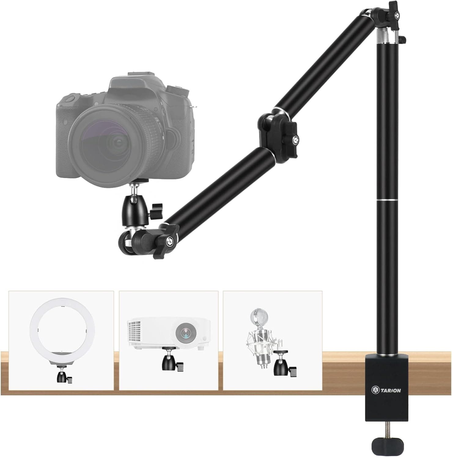TARION TKA01-L Overhead Desk Camera Mount 1/4" 📷