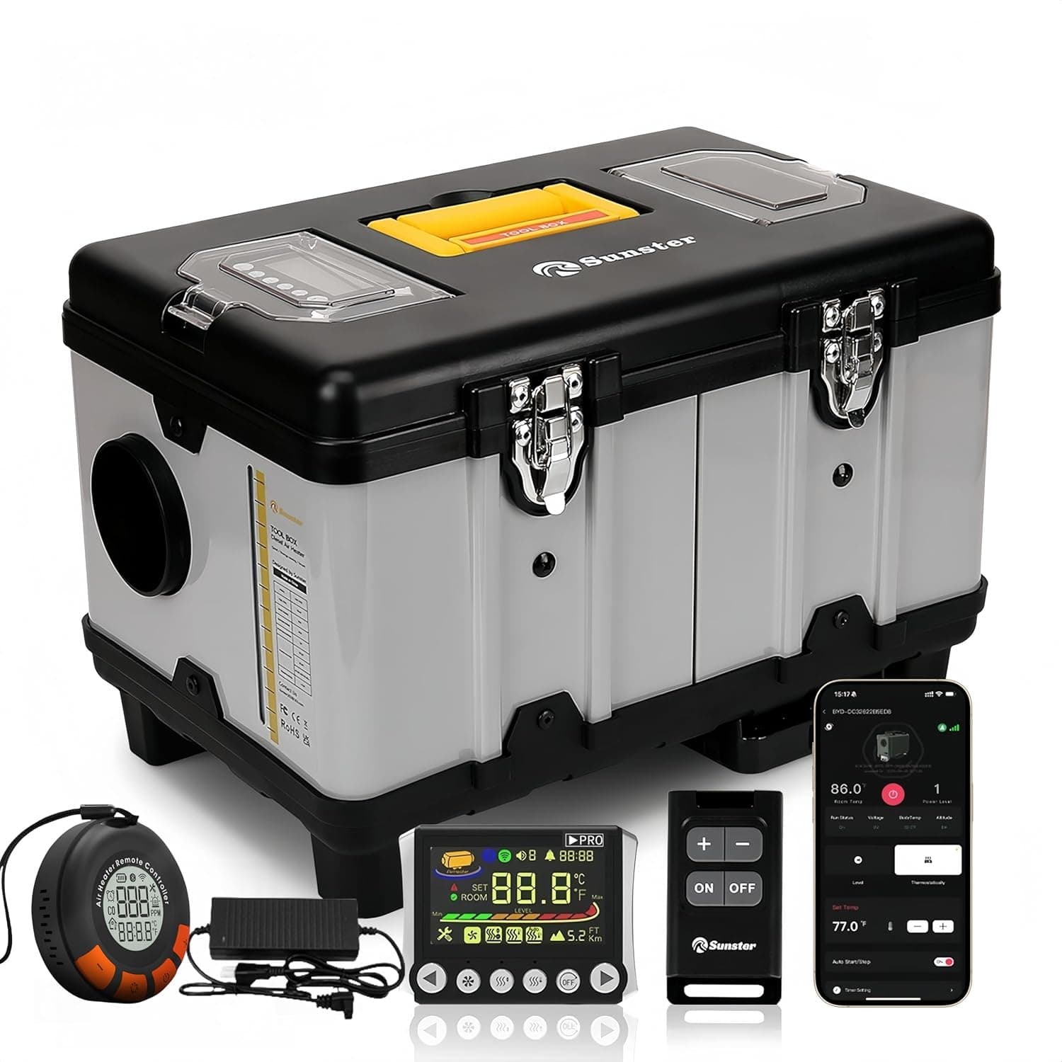 TB10PRO 8kW Portable Diesel Heater for Campervan 🚐