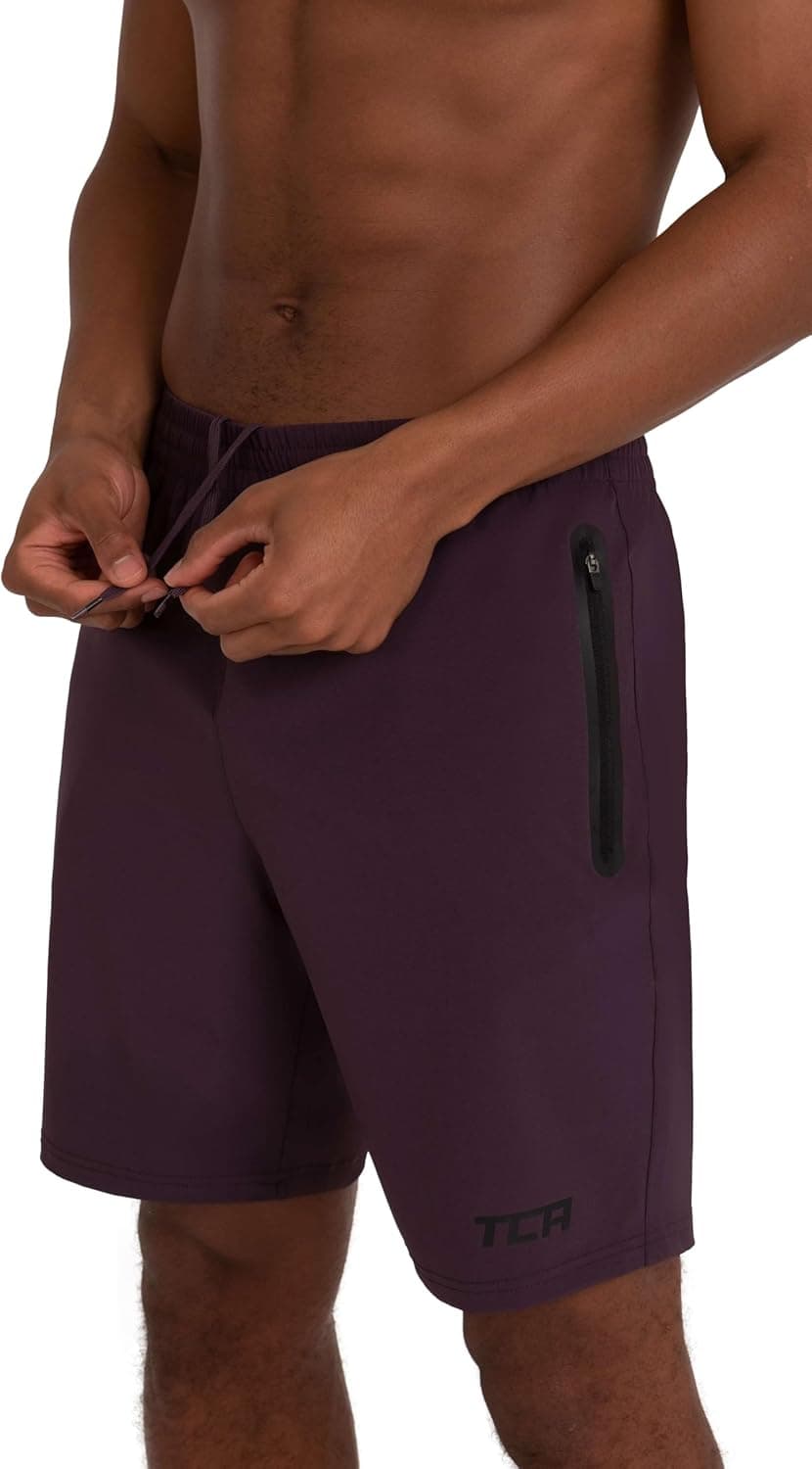 TCA Elite Running Shorts Men with Zip Pocket 🩳