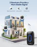 Thumbnail 1 de TECKNET Wireless Doorbell 1300ft range 🔔