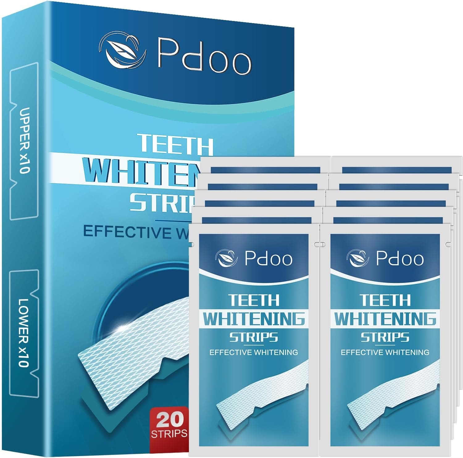 Teeth Whitening Strip 10 Treatments — 20 strips 🪥