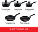 Thumbnail 2 de Tefal Essential B472S545 5-piece cookware set 🍳