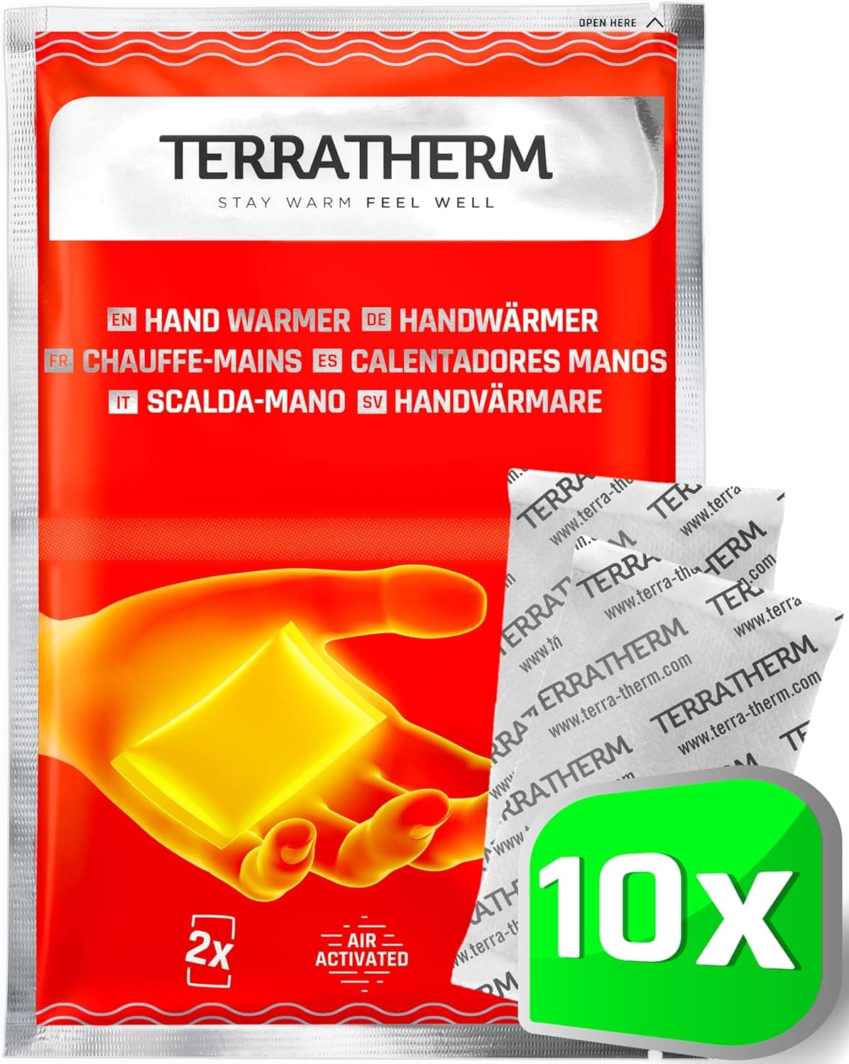 TerraTherm Hand Warmers 12-hour disposable pairs 🧤