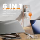 Thumbnail 1 de TESSAN 3‑way plug adapter with USB ports 🔌