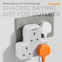 Thumbnail 4 de TESSAN 3‑way plug adapter with USB ports 🔌