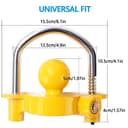 Thumbnail 2 de Tevlaphee Trailer Ball Lock 1.25in Trailer 🔒