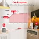 Thumbnail 5 de ThermoPro TP50 digital room thermometer 2-pack 📱