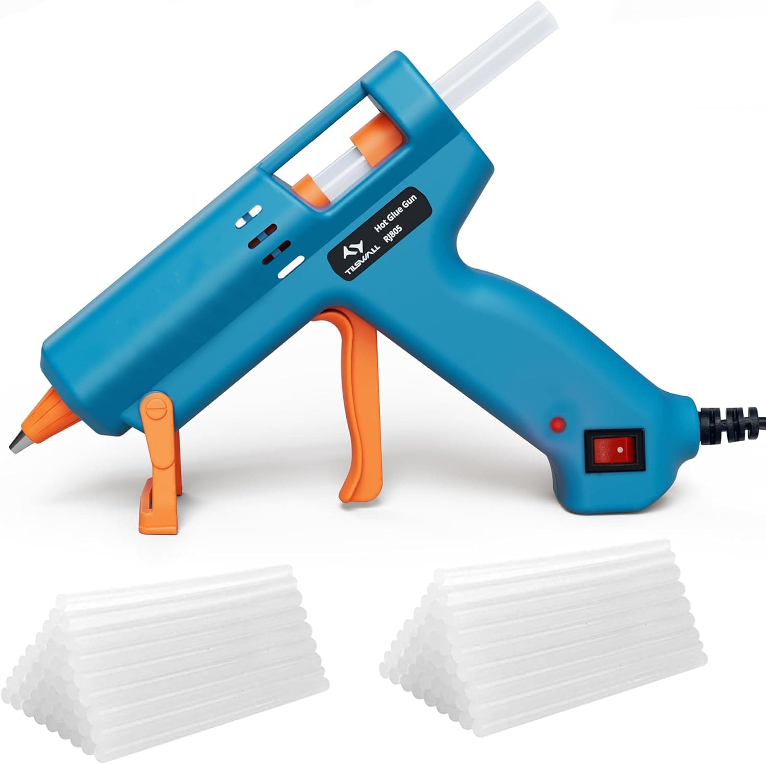 Tilswall 50W mini hot glue gun kit with 75 sticks 🔧