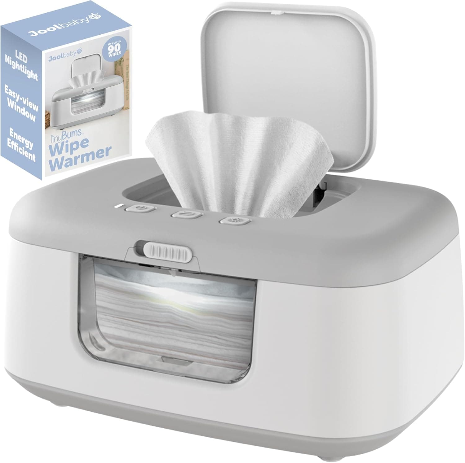 TinyBums Baby Wipe Warmer with LED light 🧸