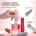 Thumbnail 3 de TLTWHS Refillable Perfume Atomiser 10ml Portable Travel Spray Bottle for Women & Men 💄