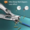 Thumbnail 1 de Toe Nail Clippers for Thick Nails Big Silver 👣