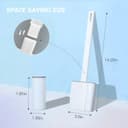 Thumbnail 3 de Toilet Brush 2 Pack Silicone Set with Holders 🧻