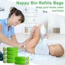 Thumbnail 4 de Tommee Tippee Nappy Bin Refills 9 pack 7 m 🧺