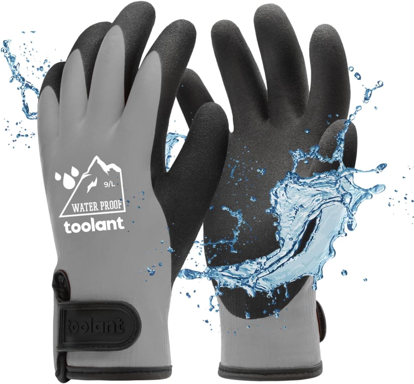 toolant 100% Waterproof Winter Work Gloves, Large 🧤