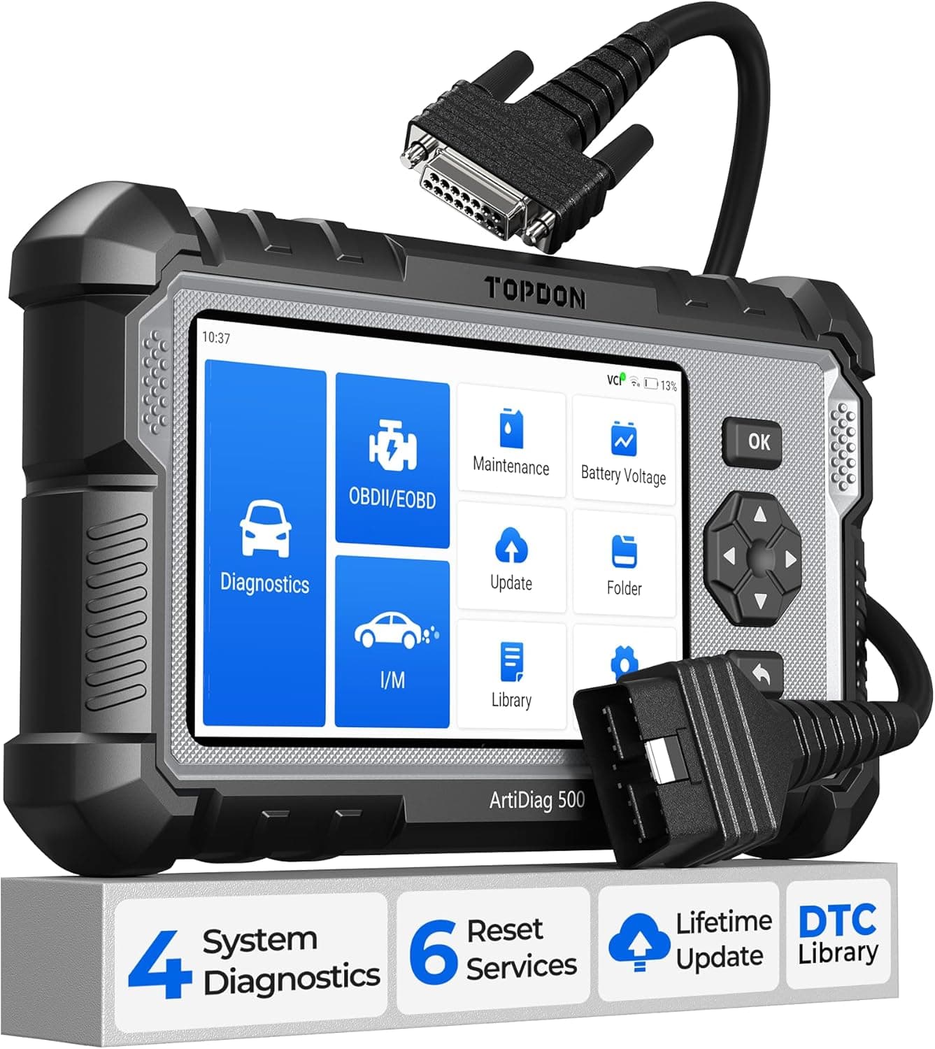 TOPDON ArtiDiag500 OBD2 scanner 6 resets 🚗
