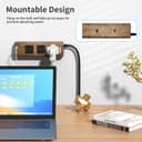 Thumbnail 5 de TOPREK Wood Grain 3-Way Extension Lead 2m 📺