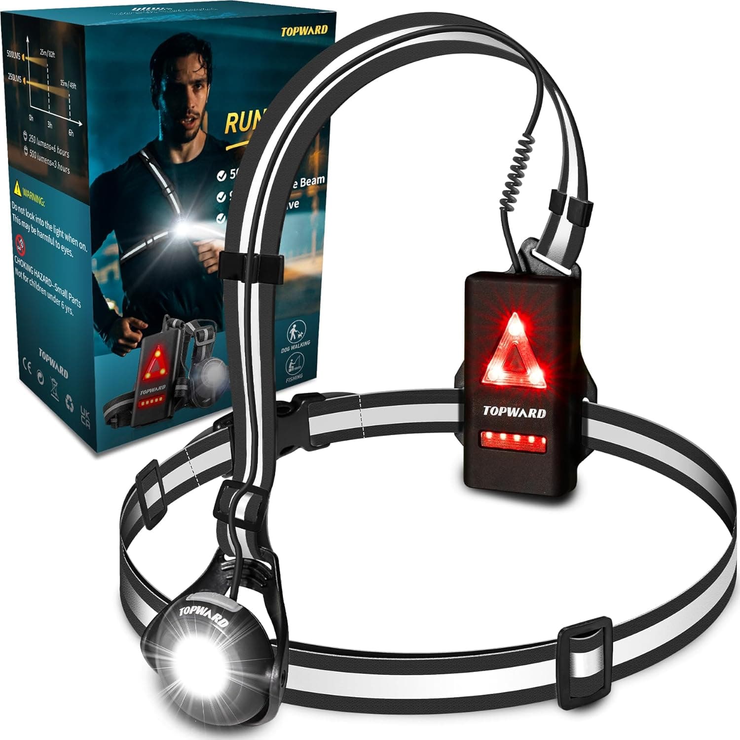 Topward Running Lights Chest Torch 500 lumen 📷