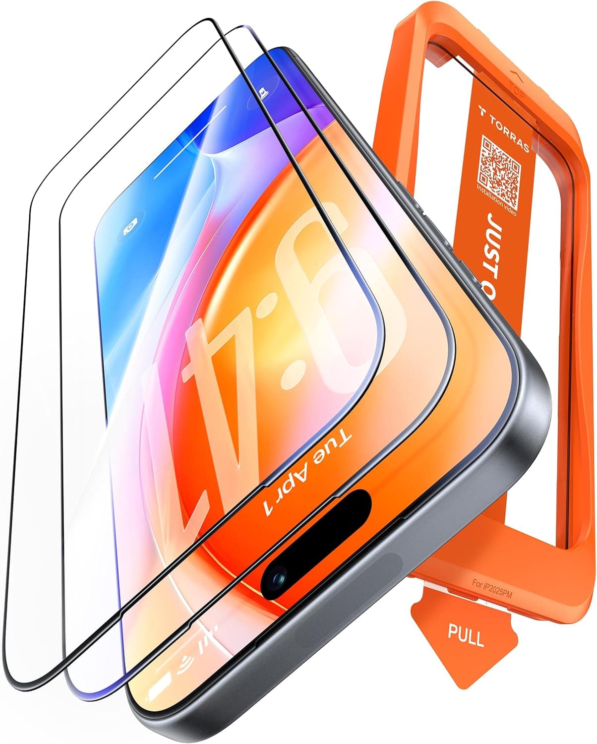 TORRAS Precision-Fit iPhone 17 Pro Max 2-pack screen protector 📱