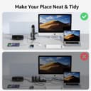 Thumbnail 4 de Tower Extension Lead with USB Slots 2M, 8 Way Outlet ⌚