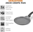 Thumbnail 1 de Tower T81287 Cerastone Crepe Pan 25cm 🍳