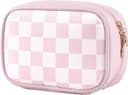 Thumbnail 1 de Travel Makeup Bag Cute Checkered Waterproof Cosmetic Pouch 👜