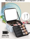 Thumbnail 2 de Travel Makeup Bag with Led Mirror for Travel 📷