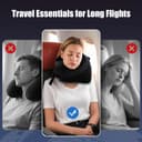 Thumbnail 2 de Travel Pillow Memory Foam 360° Neck Support 🎒