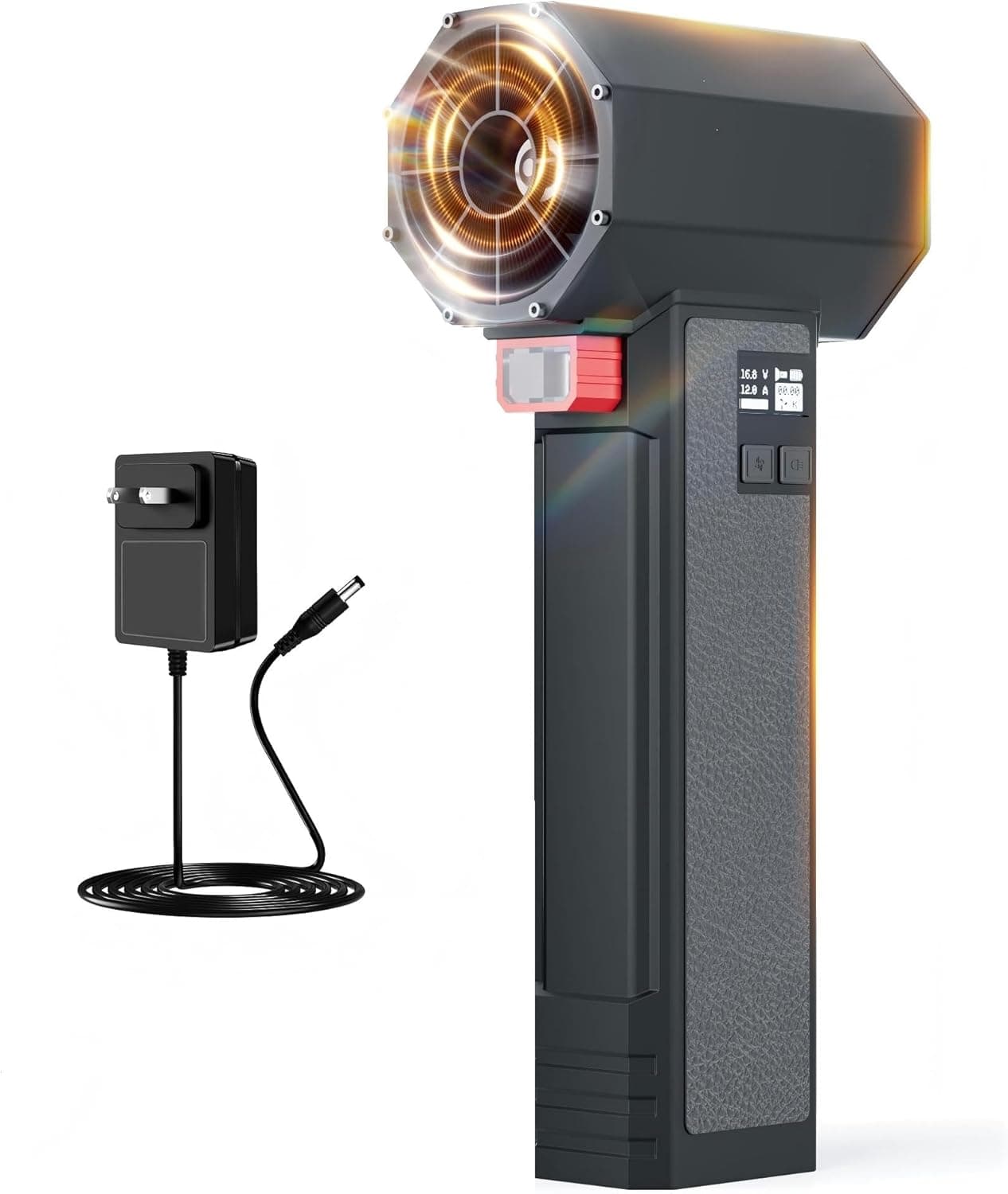 Turbozap Oversize Turbo Dryer Blower for Car & Patio (Shining Black) 🧰