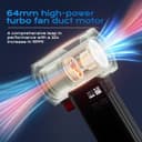 Thumbnail 2 de Turbozap Oversize Turbo Dryer Blower for Car & Patio (Shining Black) 🧰