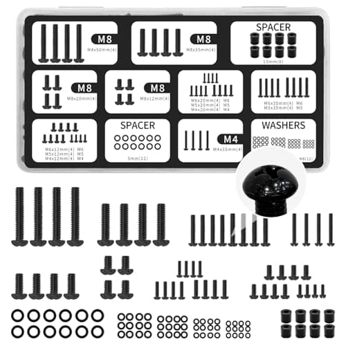 TV Bracket Screws 120pcs M4–M8 kit 📺
