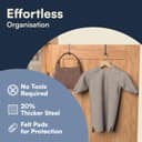 Thumbnail 2 de Tydi Compact Over Door Hanger – 6 kg capacity 〉📦