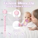 Thumbnail 2 de TYRY.HU Silicone Dummy Clip 2-pack 🍼