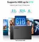 Thumbnail 5 de UGREEN 2.5 Inch Hard Drive Enclosure 5Gbps 📦