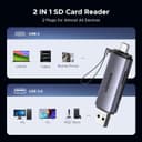 Thumbnail 2 de UGREEN USB SD Card Reader 3.0 for iPhone/macOS and USB-C devices 📷