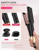 Thumbnail 5 de UKLISS Hair Waver Crimper 5‑temp 250–400°F 🌸