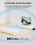 Thumbnail 2 de ULTIMEA Poseidon M60 Boom 340W 5.1ch soundbar 📺