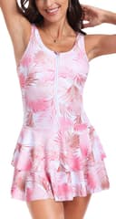 Thumbnail principal de UNIQUEBELLA Rash Guard Swimsuit UPF 50+ for Women 🩱