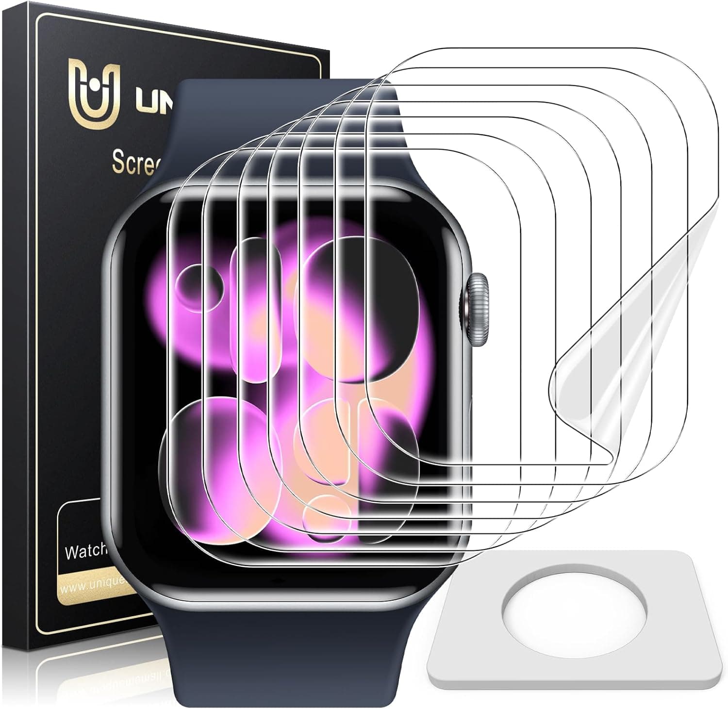 UniqueMe Apple Watch Series 11/10 42mm screen protector 🎧