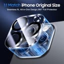 Thumbnail 4 de UniqueMe Camera Lens Protector for iPhone 16 Pro 3-pack 📷