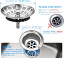 Thumbnail 2 de Upgraded Kitchen Sink Plug Strainer 78mm 🧽