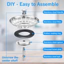 Thumbnail 5 de Upgraded Kitchen Sink Plug Strainer 78mm 🧽