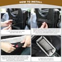 Thumbnail 7 de Upgraded Zipper Center Console Dog Car Seat 15 lbs 🐶