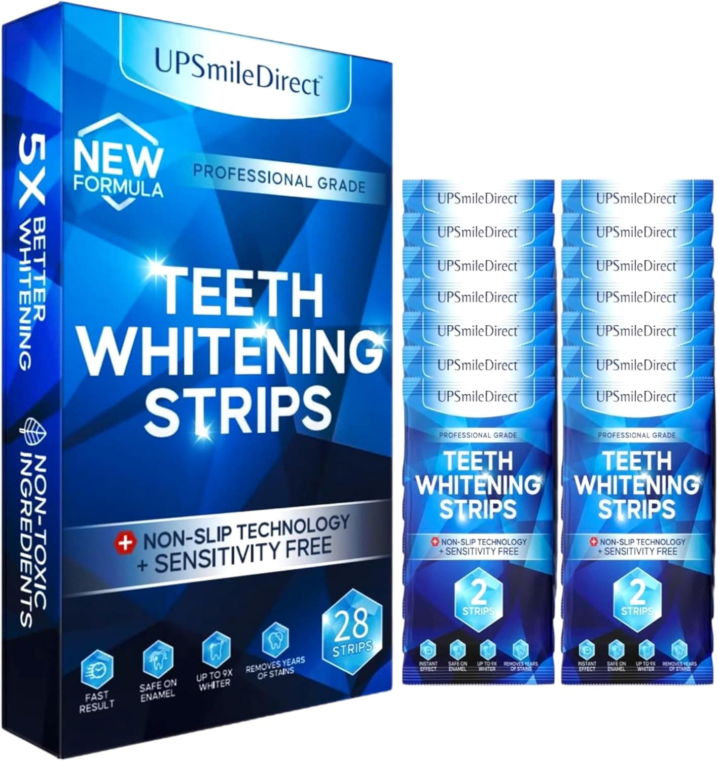 UPSmileDirect Professional Teeth Whitening Strips 42 strips 🦷