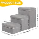 Thumbnail 1 de Uross Dog Stairs 3-step with storage 🐶