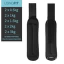 Thumbnail 1 de USINGFIT Ankle Weights Set 0.5–2 kg for Strength Training 🏋️