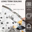 Thumbnail 2 de Vacuum Storage Bags 8 Jumbo with Hand Pump 🧳