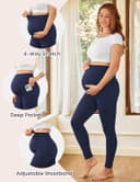 Thumbnail 3 de VALANDY Creamlush maternity leggings with pockets 🩳